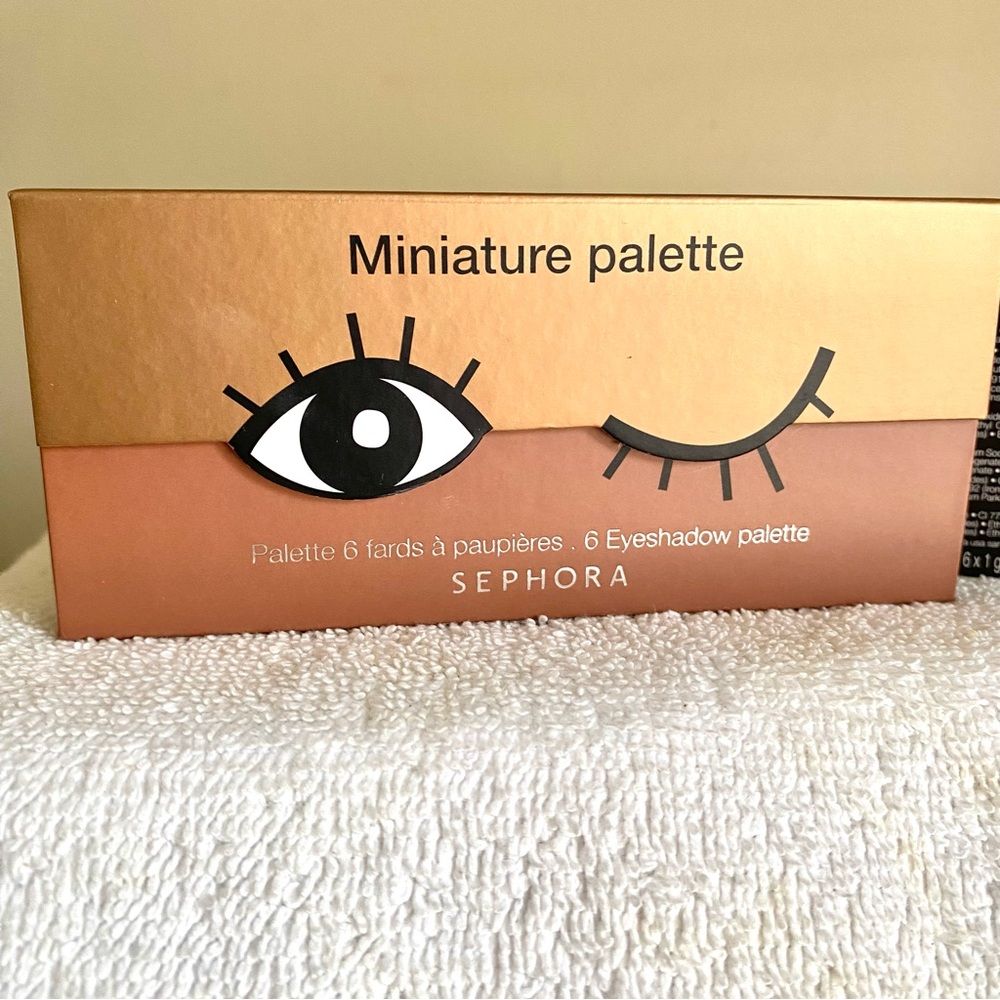 Sephora Eyeshadow Palette - warm cookies 6 colors matte and shimmer neutrals NEW - Picture 4 of 11